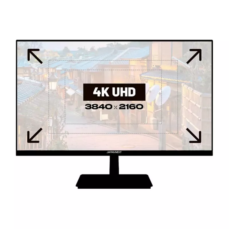 JAPANNEXT 4K UHD Monitor 71,1 cm (28 inch) 3840x2160 Pixel, IPS Panel, 5 ms, 60 Hz, AMD FreeSync, HDMI, DisplayPort (JN-I280UHD60F-P)