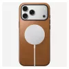 Handyhülle Nomad Modern Leather Case Cover für iPhone 17 Pro Max, 17,5 cm (6,9 Zoll), Tan, Leder + PC/TPU