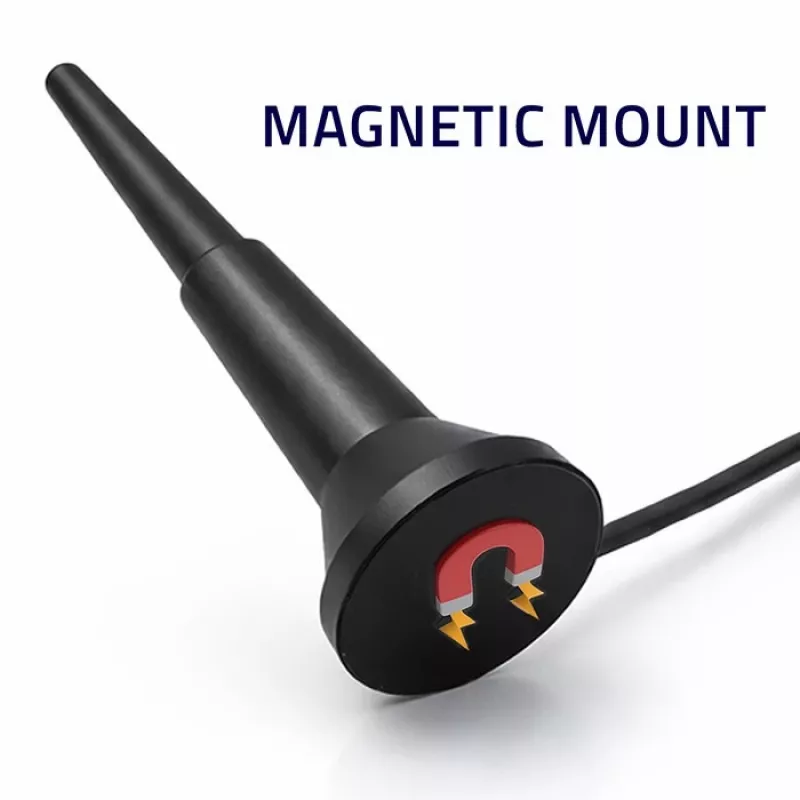 Externe 4G-LTE-Antenne QOLTEC 5 dBi 600–2700 MHz SMA-Anschluss mit 3 m Kabel