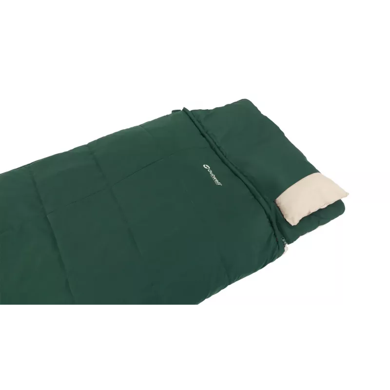 Schlafsack Outwell Contour Prime Erwachsene rechteckig Polyester 850×2200 mm, maximale Benutzergröße 190 cm, grün