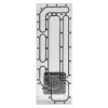 Stealkey Customs SK-Crossflow für Lian Li - O11D XL Evo Distroplate D5/DDC - Acryl