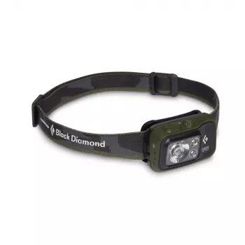 Stirnlampe Schwarz Diamond Spot 400 – 400 lm, LED, IPX8 wasserdicht, AAA, Leuchtweite 12–100 m, schwarz