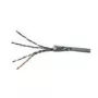 Wentronic Goobay CAT 5e Netzwerkkabel, SF/UTP, Grau, 100 m - CU, AWG 24/1 (solid), PVC (15015)