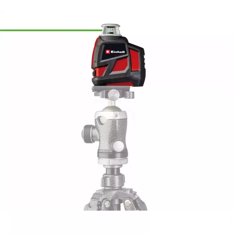 EINHELL TE-LL 360 G Kreuzlinienlaser mit grünen und roten Laserlinien, schwarz — Modell 2270119