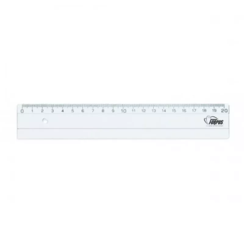 Lineal Forpus, Kunststoff, transparent, 20 cm 1225-020