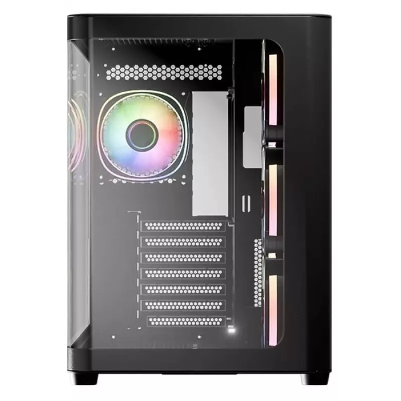 Computergehäuse LC-Power LC-8001B-ON Midi Tower Schwarz