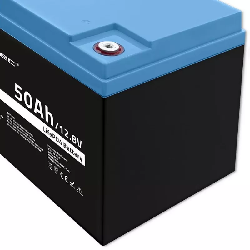 LiFePO4-Batterie QOLTEC 12,8 V 50 Ah (Modell 53704) für Backup und Energiespeicherung
