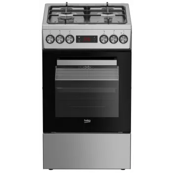 Gas-Elektro-Herd BEKO FSM52330DX 5 Brenner 60 cm, Energieeffizienzklasse A