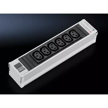 Rittal 48,30cm (19) Netzwerkschrank-Steckdosenleiste IEC-Gerätesteckdose C13 10A 7856.080 (7856.080)