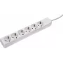 Steckdosenleiste AS Schwabe 11631 Schuko weiß, 1-teilig, Schuko-Steckdosen