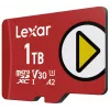 MicroSDXC-Speicherkarte Lexar 1 TB UHS‑I Class 10 U3 V30 Lesen 205 MB/s Schreiben 140 MB/s (rot)