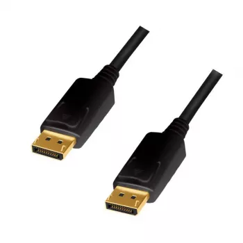 LogiLink DisplayPort AV-Verbindungskabel (1x DisplayPort – 1x DisplayPort) 1 m Schwarz