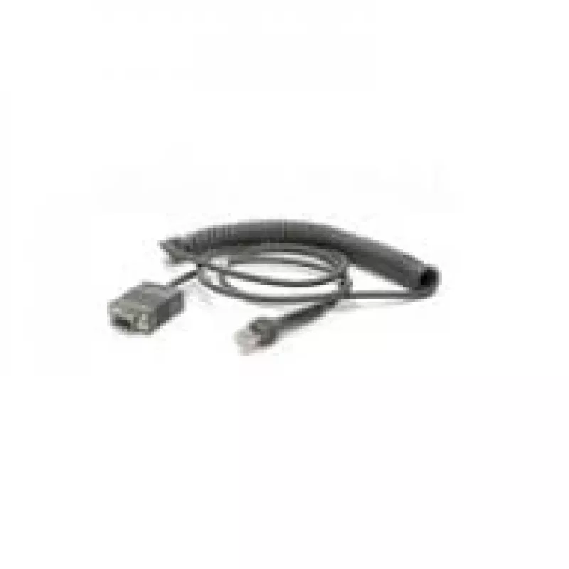 Zebra CBA-RF2-C09ZAR serielles Kabel Schwarz 2,8 m RS232 DB9