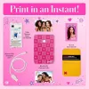 Barbie x Kodak STEP Slim Instant Mobile Photo Printer Colour ZINK 2x3'' 1ppm, Bluetooth, Pink