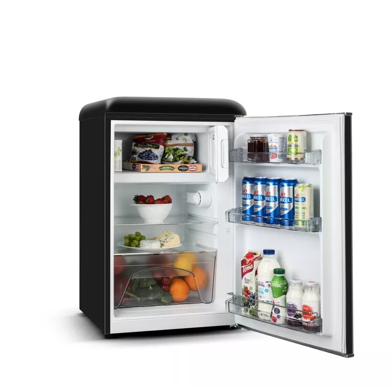 Freistehender Kühlschrank ETA ETA253790020E — 110 L (Kühlteil 92 L / Gefrierteil 18 L), 90 cm, 38 dB, Energieeffizienzklasse E, schwarz