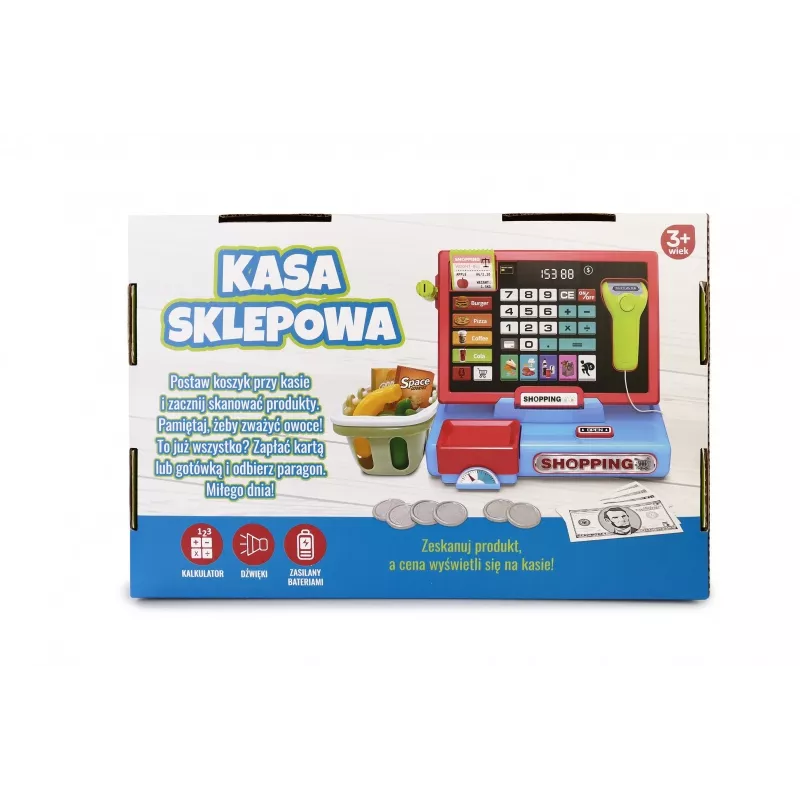 Kasse mit Scanner und Waage