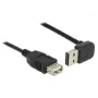 USB-Kabel DeLOCK 1m USB 2.0-A auf USB 2.0-A Schwarz