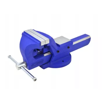 Schraubstock AWTools 1003456, stationärer Industrieschraubstock, 6 Zoll (150 mm) Backenbreite