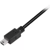 USB 2.0 Kabel, USB-A Stecker > Mini-USB Stecker schwarz, 3,0 Meter, doppelt geschirmt