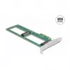 DeLOCK PCI Express 4.0 x8 Karte auf 2 x interne U.2 NVMe SFF-8639 Bifurcation