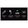 Dekorative Neonleuchte MANTA SNL90MT Style Neon Lights — Astronaut auf Rakete Motiv
