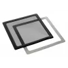 DEMCiflex Staubfilter 140 mm, quadratisch – schwarz/schwarz