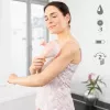 Handrollmassagegerät Medisana AC 950 — kabellos Li‑Ion, 2 Leistungsstufen, ergonomische Griffe, 381 g, roségold/weiß