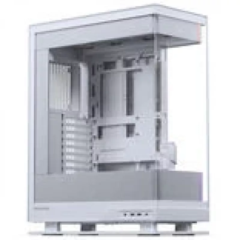 PHANTEKS Evolv X2 Matrix PC-Gehäuse, Midi-Tower, E-ATX, gehärtetes Glas, Matrix LED – Weiß