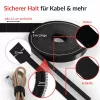 Label-The-Cable LTC RIP STRAP, Klettband-Rolle abreißbar, schwarz, 3 m (LTC 1410-3)