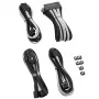 CableMod PRO ModMesh 12VHPWR Kabelverlängerungsset von CableMod – Schwarz/Weiß, PCIe 12VHPWR 16‑Pin Verlängerungsset