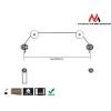 Maclean Mc-557 - Vesa Monitor-/TV-Halterung, ultradünn, 32-55 Zoll, 50 kg