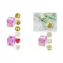 Aufkleberrolle Avery Zweckform 56817 — transparente Etiketten mit goldenem Blumenaufdruck, Rollenformat