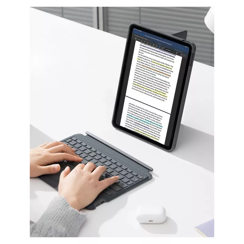 inateck Tastatur iPad 11 iPad 10. Gen. Kom. QWERTZ grau