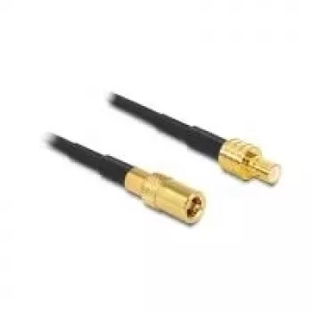 Koaxialkabel DeLOCK 88732 0,5 m SMB Schwarz
