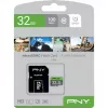 MicroSDHC-Karte PNY Elite 32 GB Class 10 UHS-I P-SDU32GU185GW-GE
