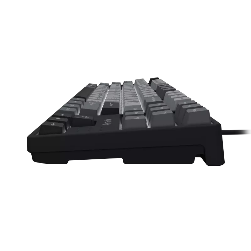 NATEC Fury Gaming-Tastatur Kanabo K2 US weiß hinterleuchtet mechanisch schwarz-grau