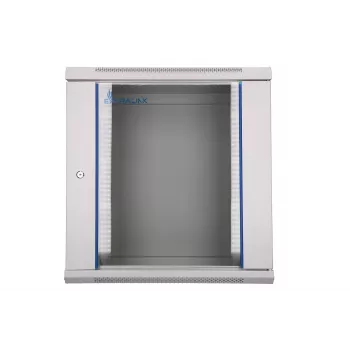 Extralink Rack-Wandschrank 12U 600x450 Grau wandmontiert