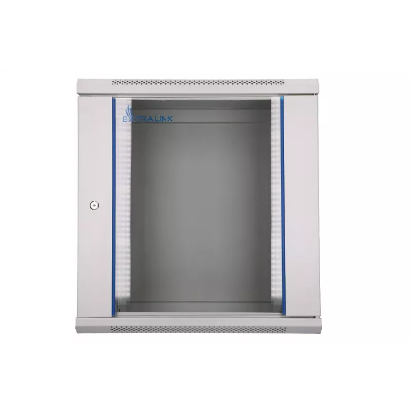Extralink Rack-Wandschrank 12U 600x450 Grau wandmontiert