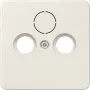 JUNG Abdeckplatte für Antennensteckdose 561SAT ST550 DIN45330 und SAT-TV-Std. Weiß 561SAT (561SAT)