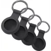 Schlüsselanhänger jt berlin für Apple AirTag, schwarz, 4er-Set