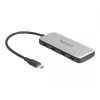DeLOCK 64261 USB 3.2 Gen 1 Type-C Hub 10000 Mbit/s Schwarz Grau