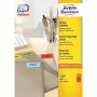 Selbstklebende Druckeretiketten Avery Coloured Labels Rot 105 x 148 mm