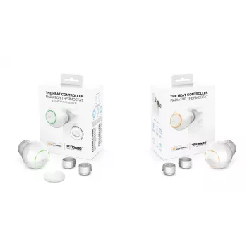 Fibaro The Heat Controller Starter Pack ZW5 EU Thermostat Z-Wave Weiß