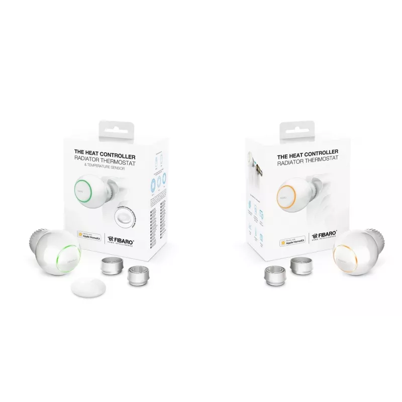 Fibaro The Heat Controller Starter Pack ZW5 EU Thermostat Z-Wave Weiß
