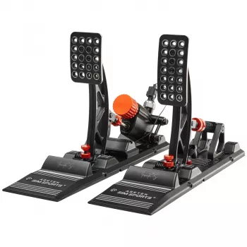Gaming-Pedalset Asetek Invicta S-Series THORP II Schwarz