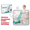 Aufsitz-Rasenmäher mit Seifenblasen Madej 007946 blau mit Seifenblasen und realistischem Sound, Outdoor-Spielzeug für Kinder