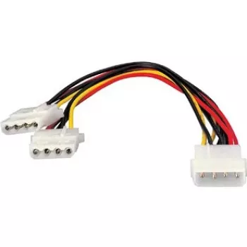Equip Internes Stromkabel, Molex (4-polig), 2 x Molex (4-polig), 0,2 m, Stecker, Buchse, gerade