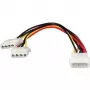 Equip Internes Stromkabel, Molex (4-polig), 2 x Molex (4-polig), 0,2 m, Stecker, Buchse, gerade
