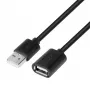USB-Verlängerungskabel AM-AF 1,8 m schwarz