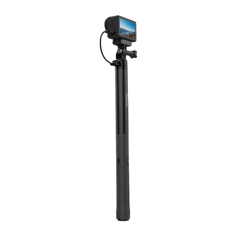 Selfie-Stick mit Telesin-Powerbank für Sportkameras/Smartphones S1-CSS-05